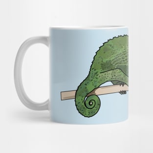 Jackson's chameleon cartoon illustration Mug